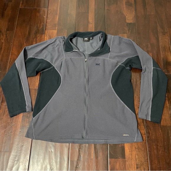 Helly Hansen Light Weight Jacket Men’s Large Pro Stretch Gray And Black - Picture 1 of 7